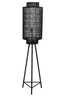 Floor lamp tripod 32x150 cm GRUARO matt black-ant. bronze