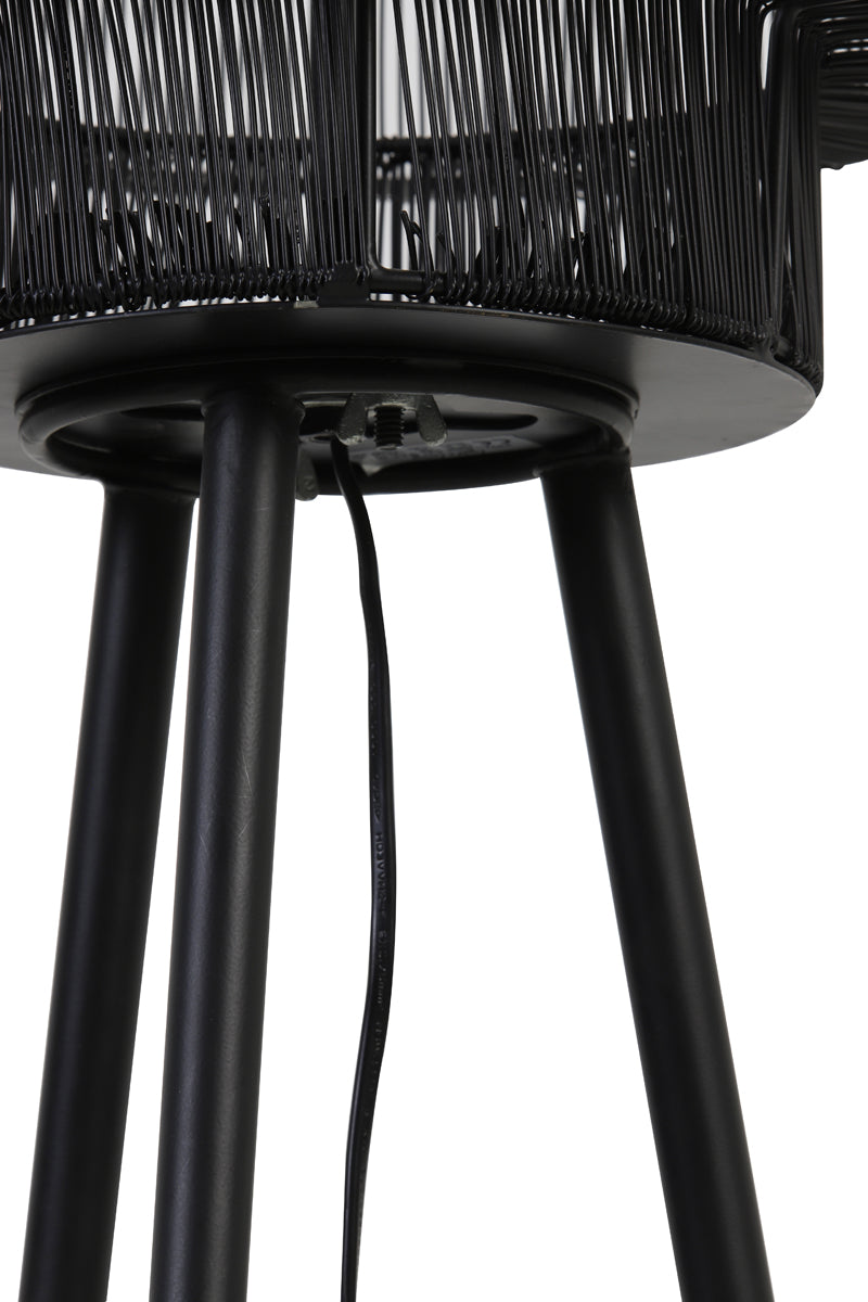Floor lamp tripod 32x150 cm GRUARO matt black-ant. bronze