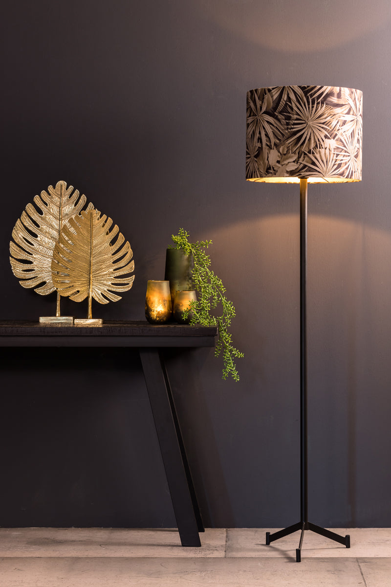 Floor lamp tripod 30x30x131 cm DENNIS matt black