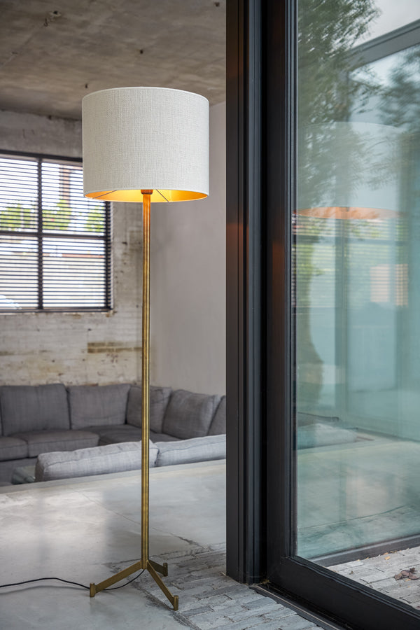 Floor lamp tripod 30x30x131 cm DENNIS antique bronze