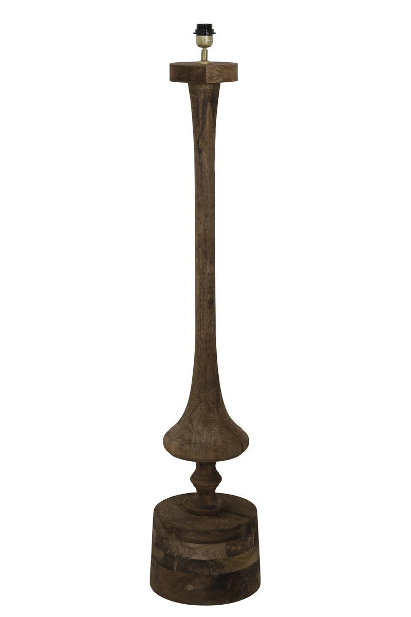 Floor lamp 29x29x135 cm RONIN wood dark brown