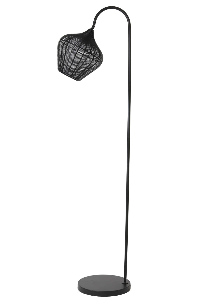 Floor lamp 35x30x160 cm ALVARO matt black