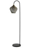 Floor lamp 35x30x160 cm ALVARO antique bronze+matt black