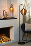Floor lamp 35x30x160 cm ALVARO antique bronze+matt black