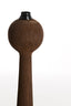 Floor lamp 18x125 cm FESTINA wood matt dark brown