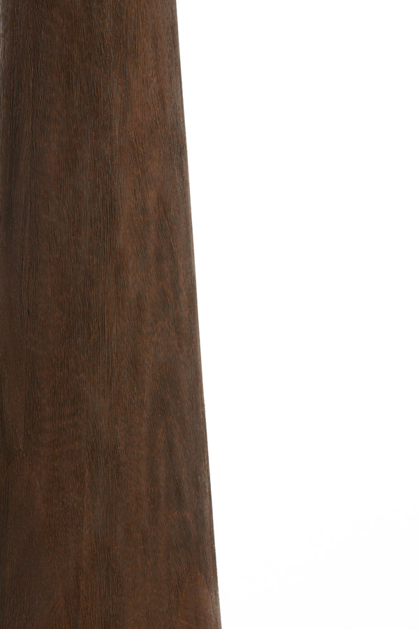 Floor lamp 18x125 cm FESTINA wood matt dark brown