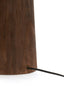 Floor lamp 18x125 cm FESTINA wood matt dark brown
