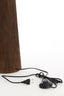 Floor lamp 18x125 cm FESTINA wood matt dark brown