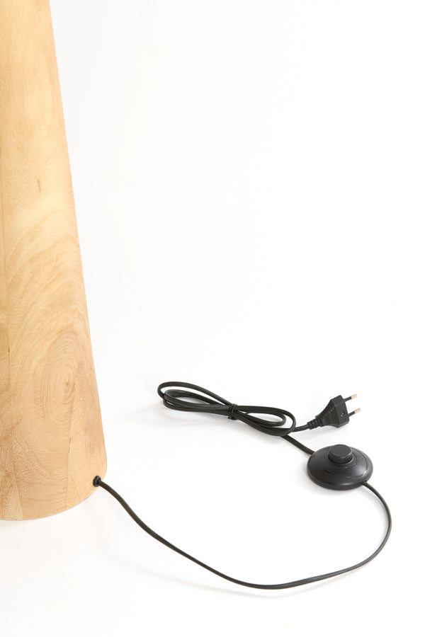 Floor lamp 18x125 cm FESTINA wood matt natural