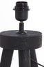 Floor lamp tripod 52x52x122 cm ILIAS wood matt black