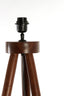 Floor lamp tripod 52x52x122 cm ILIAS wood russet