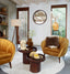 Floor lamp tripod 52x52x122 cm ILIAS wood russet