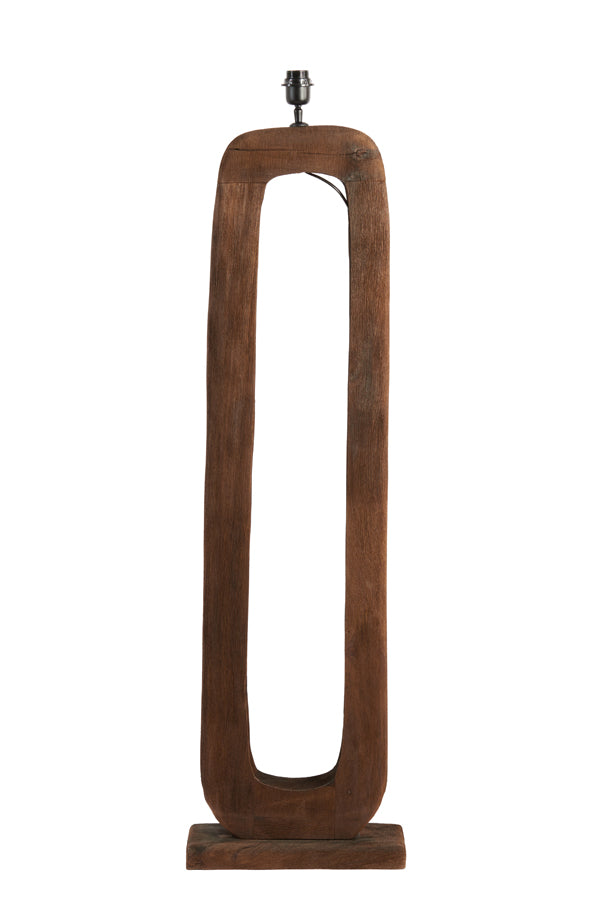 Floor lamp 38x12x125 cm KELAFO wood chocolate brown