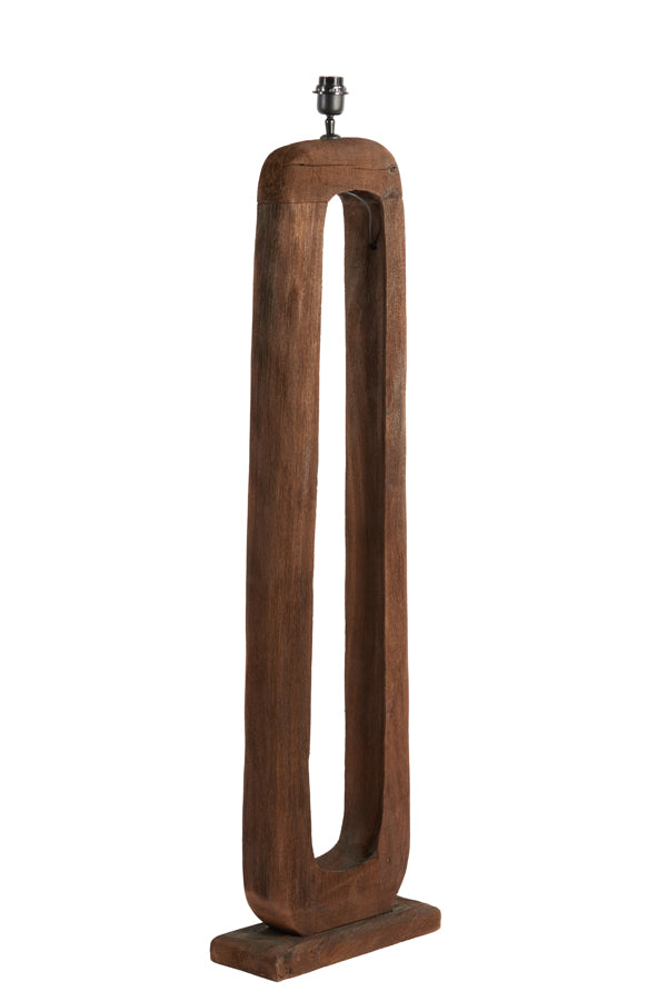 Floor lamp 38x12x125 cm KELAFO wood chocolate brown
