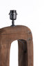 Floor lamp 38x12x125 cm KELAFO wood chocolate brown