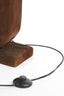 Floor lamp 38x12x125 cm KELAFO wood chocolate brown