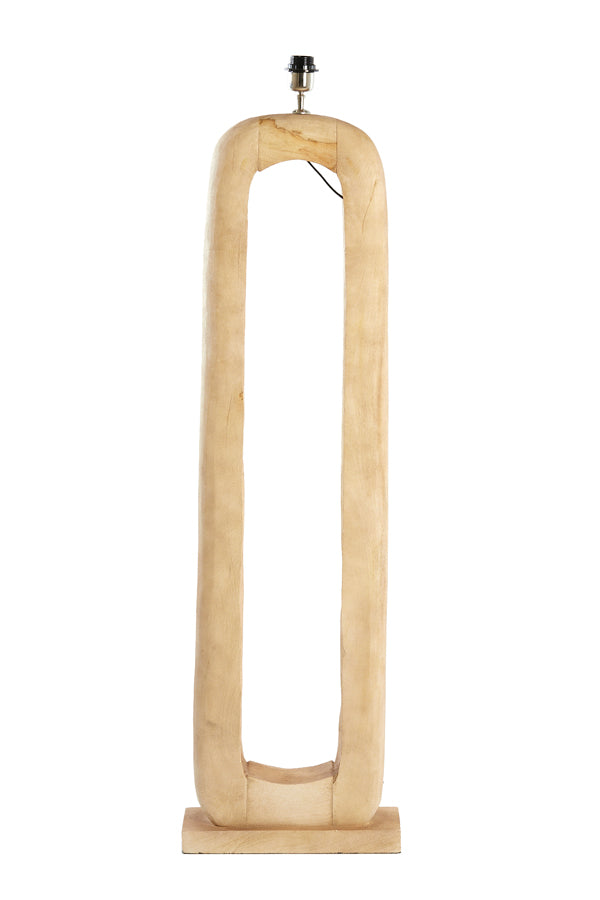 Floor lamp 38x12x125 cm KELAFO wood matt natural