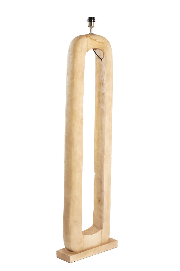 Floor lamp 38x12x125 cm KELAFO wood matt natural