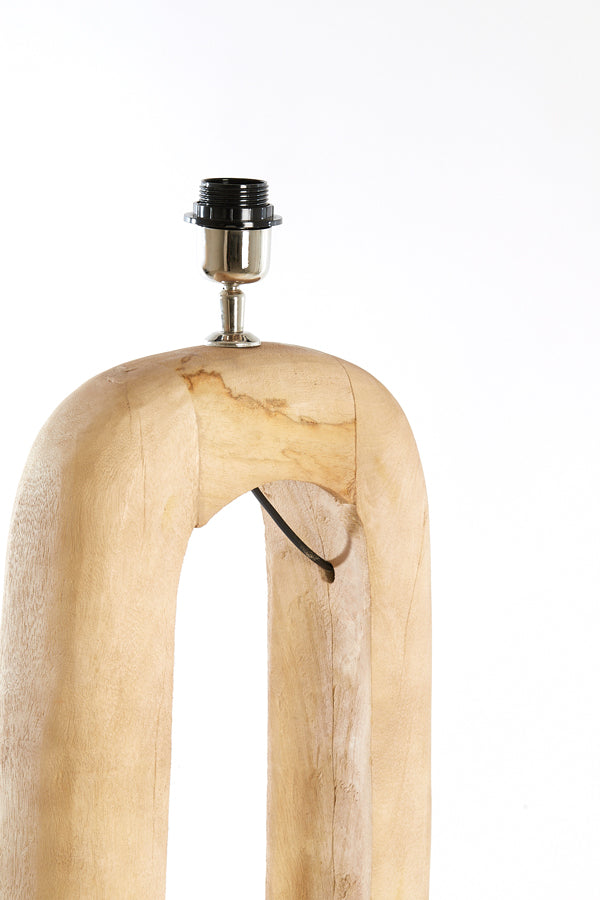 Floor lamp 38x12x125 cm KELAFO wood matt natural
