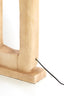 Floor lamp 38x12x125 cm KELAFO wood matt natural