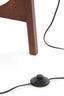 Floor lamp tripod 35x35x118 cm TROINA wood russet
