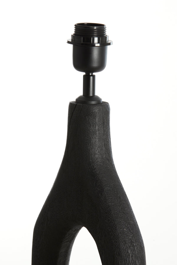 Floor lamp 30x135 cm XITTA wood matt black