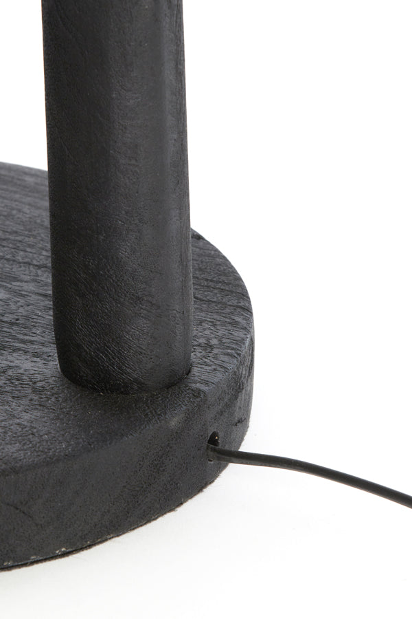 Floor lamp 30x135 cm XITTA wood matt black