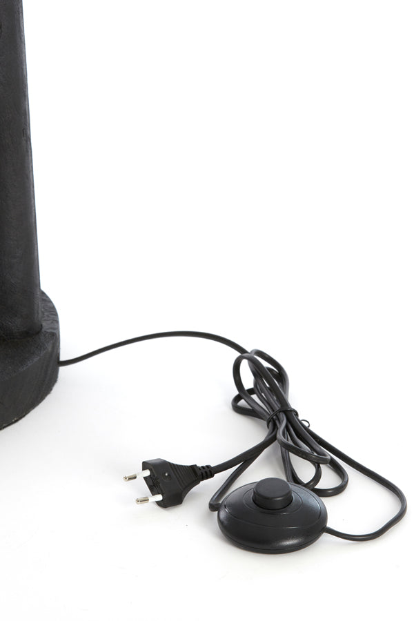 Floor lamp 30x135 cm XITTA wood matt black