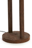 Floor lamp 30x135 cm XITTA wood matt dark brown