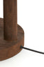 Floor lamp 30x135 cm XITTA wood matt dark brown