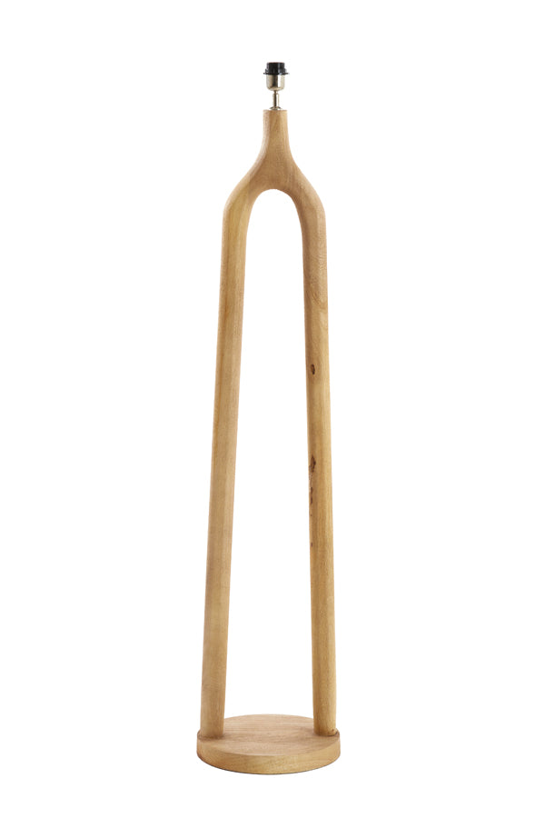 Floor lamp 30x135 cm XITTA wood matt natural