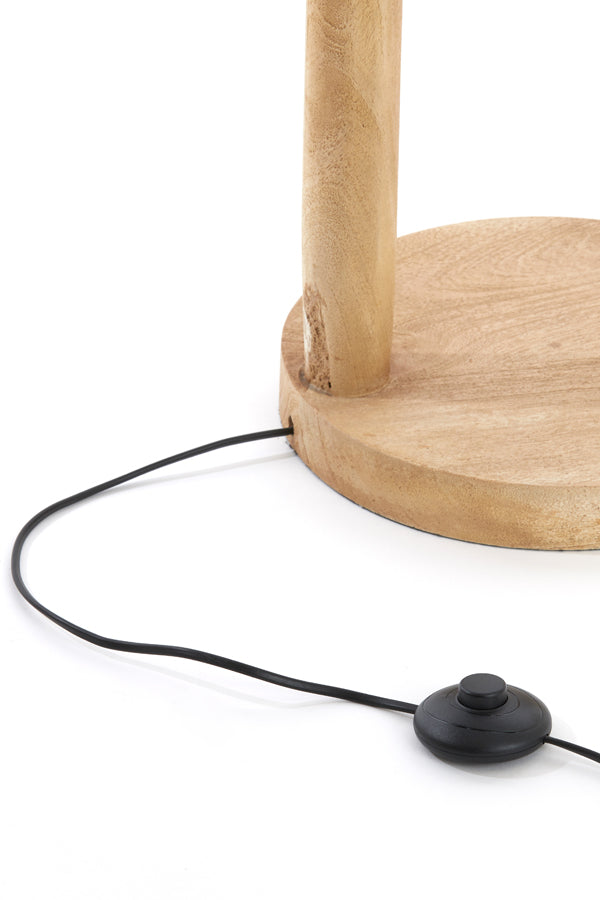 Floor lamp 30x135 cm XITTA wood matt natural