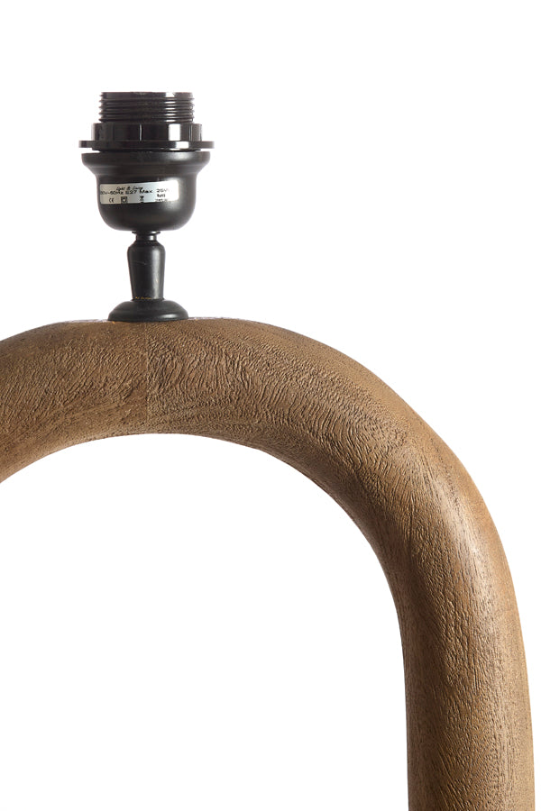 Floor lamp 35x20x119 cm PACECO wood grey-dark brown