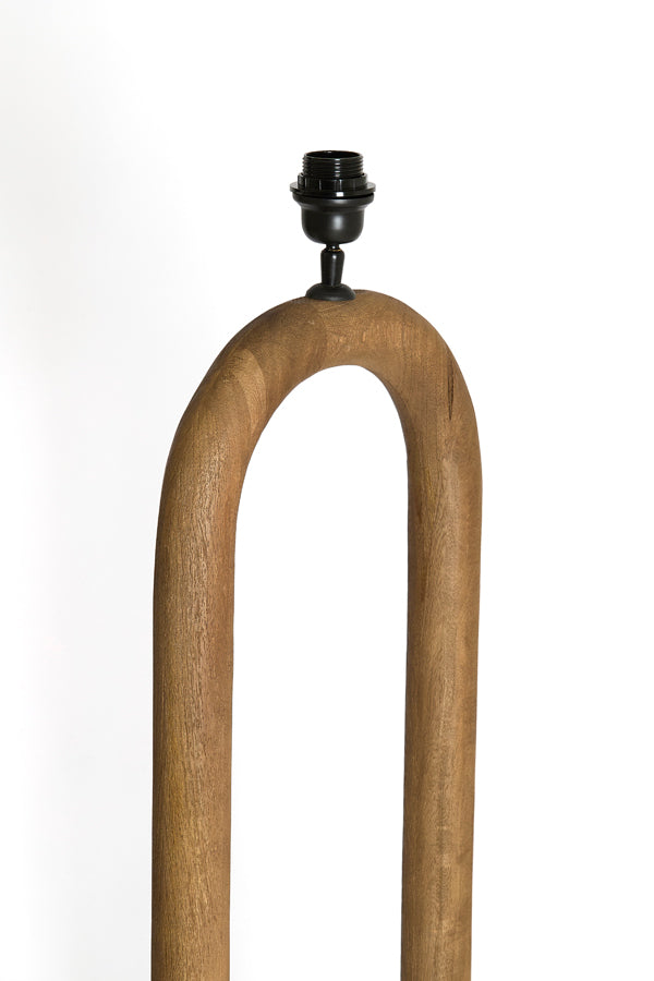 Floor lamp 35x20x119 cm PACECO wood grey-dark brown