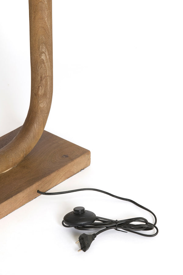 Floor lamp 35x20x119 cm PACECO wood grey-dark brown