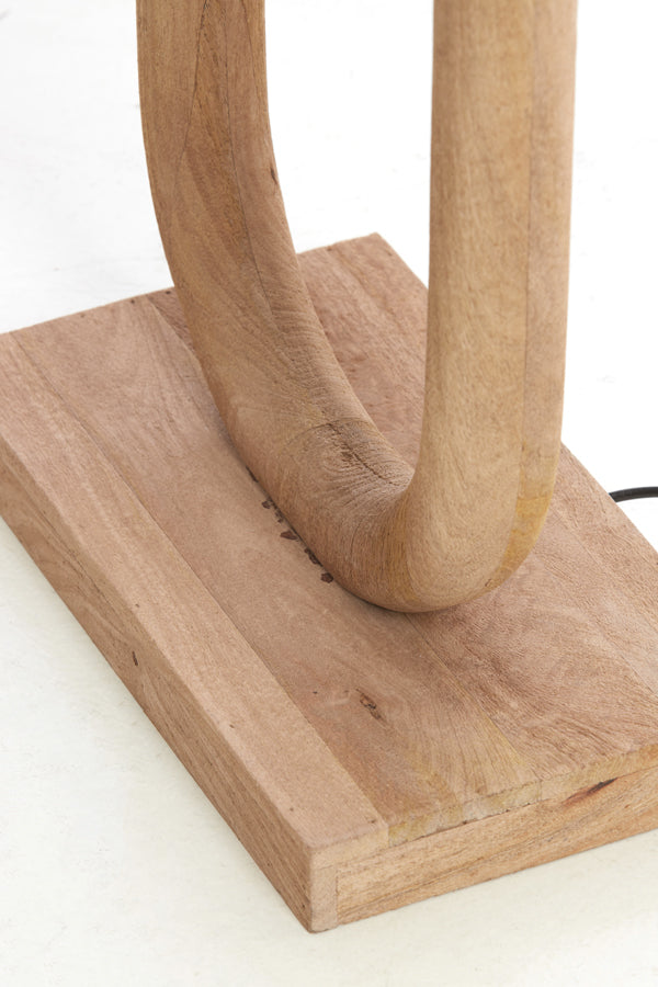 Floor lamp 35x20x119 cm PACECO wood matt natural