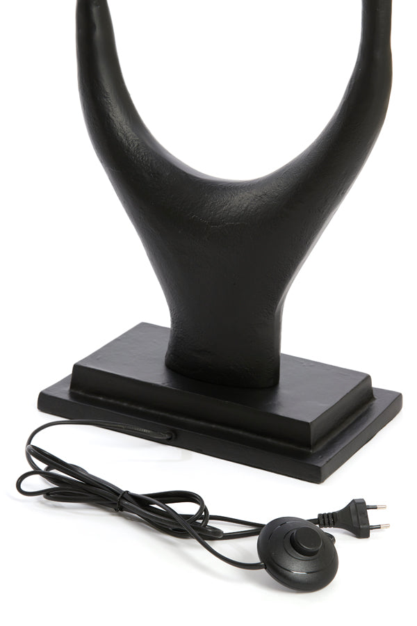 Floor lamp 2L 31x18x149 cm GAVI matt black