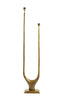 Floor lamp 2L 31x18x149 cm GAVI antique bronze