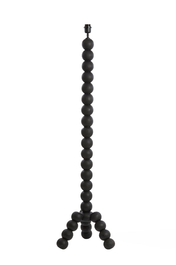 Floor lamp 35x35x130 cm VEGLIO wood matt black