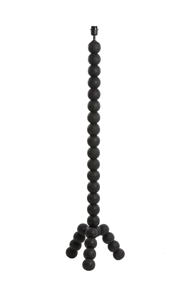 Floor lamp 35x35x130 cm VEGLIO wood matt black