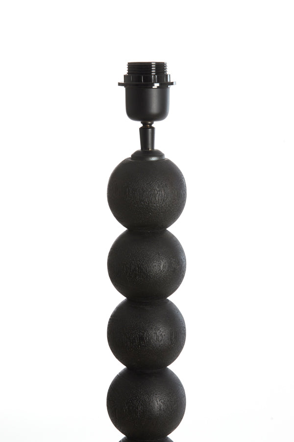 Floor lamp 35x35x130 cm VEGLIO wood matt black