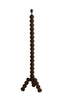 Floor lamp 35x35x130 cm VEGLIO wood matt dark brown
