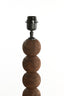 Floor lamp 35x35x130 cm VEGLIO wood matt dark brown