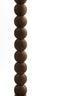 Floor lamp 35x35x130 cm VEGLIO wood matt dark brown