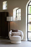 Floor lamp 35x35x130 cm VEGLIO wood matt dark brown