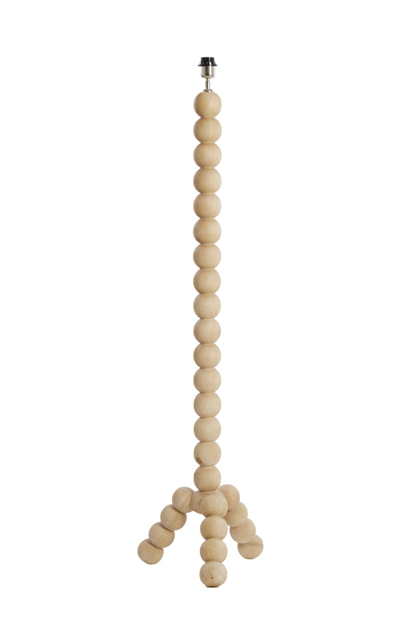 Floor lamp 35x35x130 cm VEGLIO wood matt natural