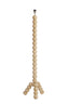 Floor lamp 35x35x130 cm VEGLIO wood matt natural