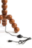 Floor lamp 35x35x130 cm VEGLIO wood oil brown