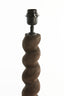 Floor lamp 30x138 cm NANNO wood matt grey-brown