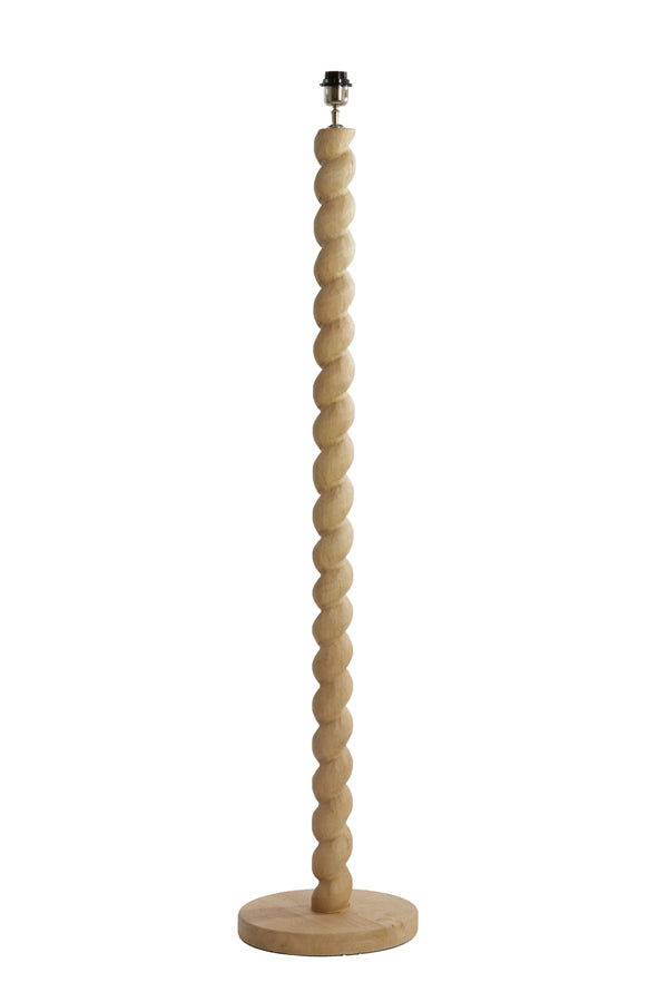 Floor lamp 30x138 cm NANNO wood matt natural